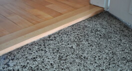 Terrazzoboden in sanierter Altbauwohnung 